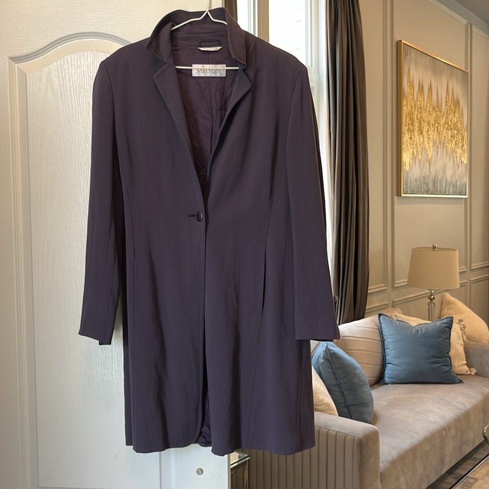 MaxMara Violet Women's Coat Blazer Used like new! Size M-L fits well